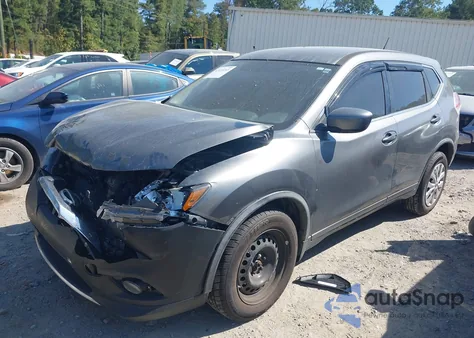 2016 Nissan Rogue S из США, поврежденный, VIN JN8AT2MV7GW141303